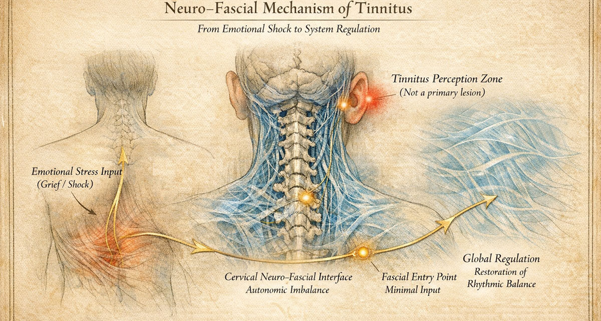 Acouphènes chroniques : une approche par la régulation fasciale